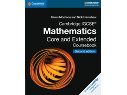 Livro Cambridge IGCSE Mathematics Core and Extended Coursebook de Karen Morrison e Nick Hamshaw (Inglês)
