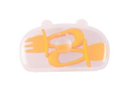 Conjunto de Colher e Garfo para Bebés Utensílios para Crianças para Desmame Guiado 6 Meses NEVEANCE
