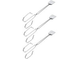 Conjunto De 3 Pinças Ferro Para Churrasco Toyandona Com Cabos Ergonômicos, Resistentes Ao Calor Para Churrasqueiras E