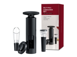 Conjunto Abridor De Garrafas De Vinho Conjunto Abridor De Vinho 4 Em 1 Saca-rolhas Profissional*