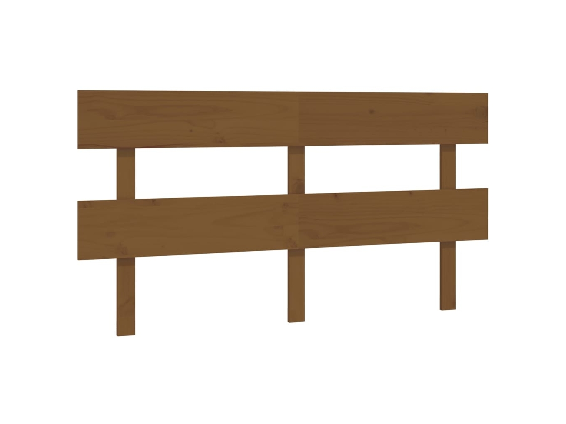 Cabeceira de Cama em Pinho Maciço Castanho Mel MAISON EXCLUSIVE (154x3x81 cm)