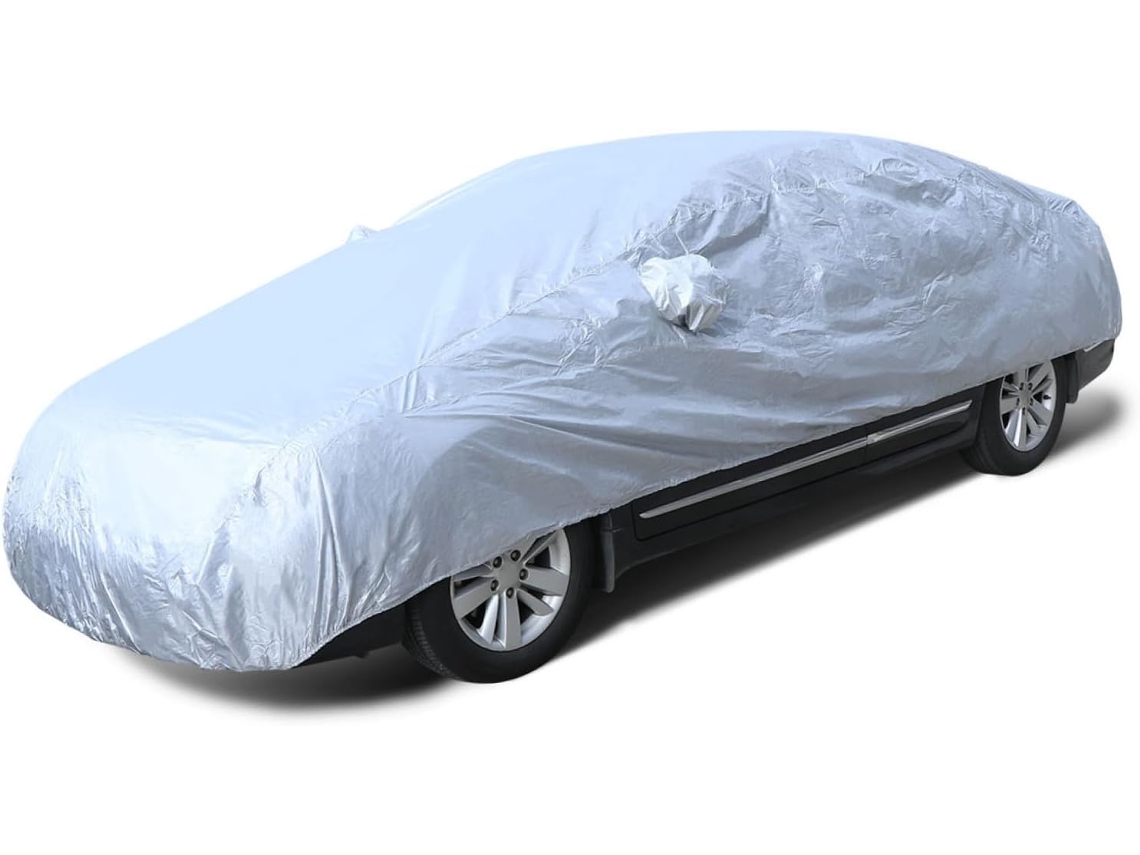 Casaco Automóvel Prateada - Proteção Completa - Chuva, Neve E Raios Uv - Impermeável