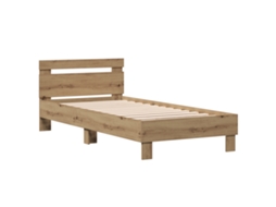 Conjunto 1 Cama Moderna Vidaxl Bege Derivados De Madeira (203 X 95 X 70 Cm)