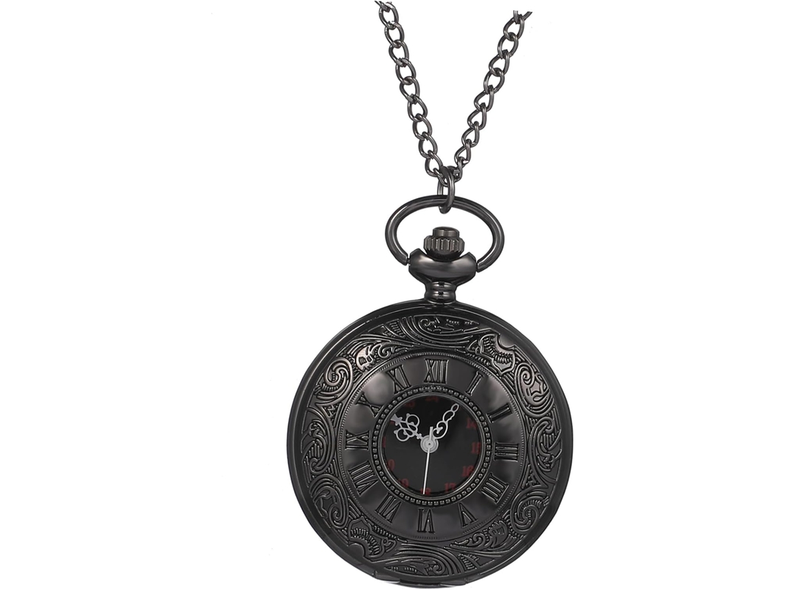 Relógio Bolso Clássico Retrô GOKOCO com Numerais Romanos Material Durável