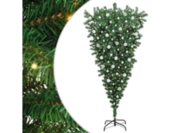 Conjunto 1 Árvore De Natal Artificial Vidaxl Verde Pvc (210 Cm)