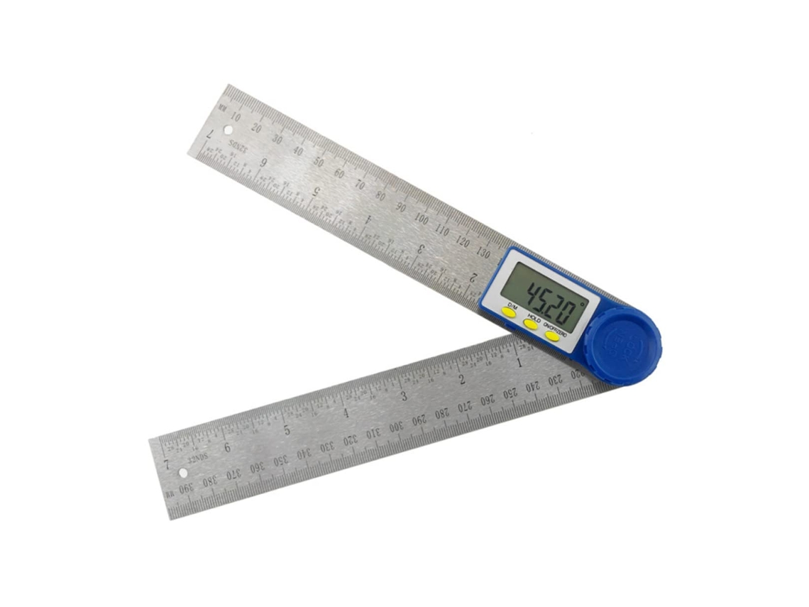 Règle Angle Numérique Portable Avec Écran Lcd Rapporteur De Précision Acier Pour Menuiserie Et