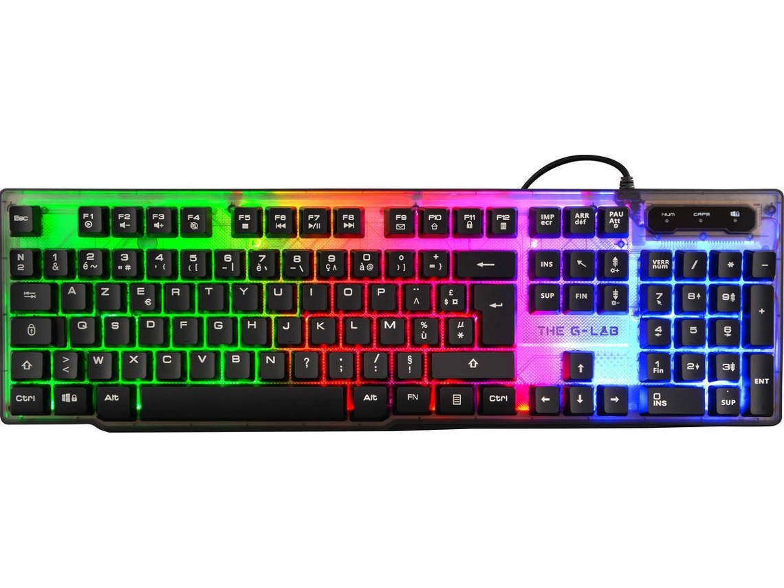 Teclado THE G-LAB Keyz Neon (Com Cabo - Layout Francês)