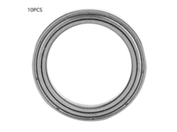10 Peças De Rolamento De Bola De Aço Com Groove Profundo, Duplo Escudo, Coluna Simples 6703-zz