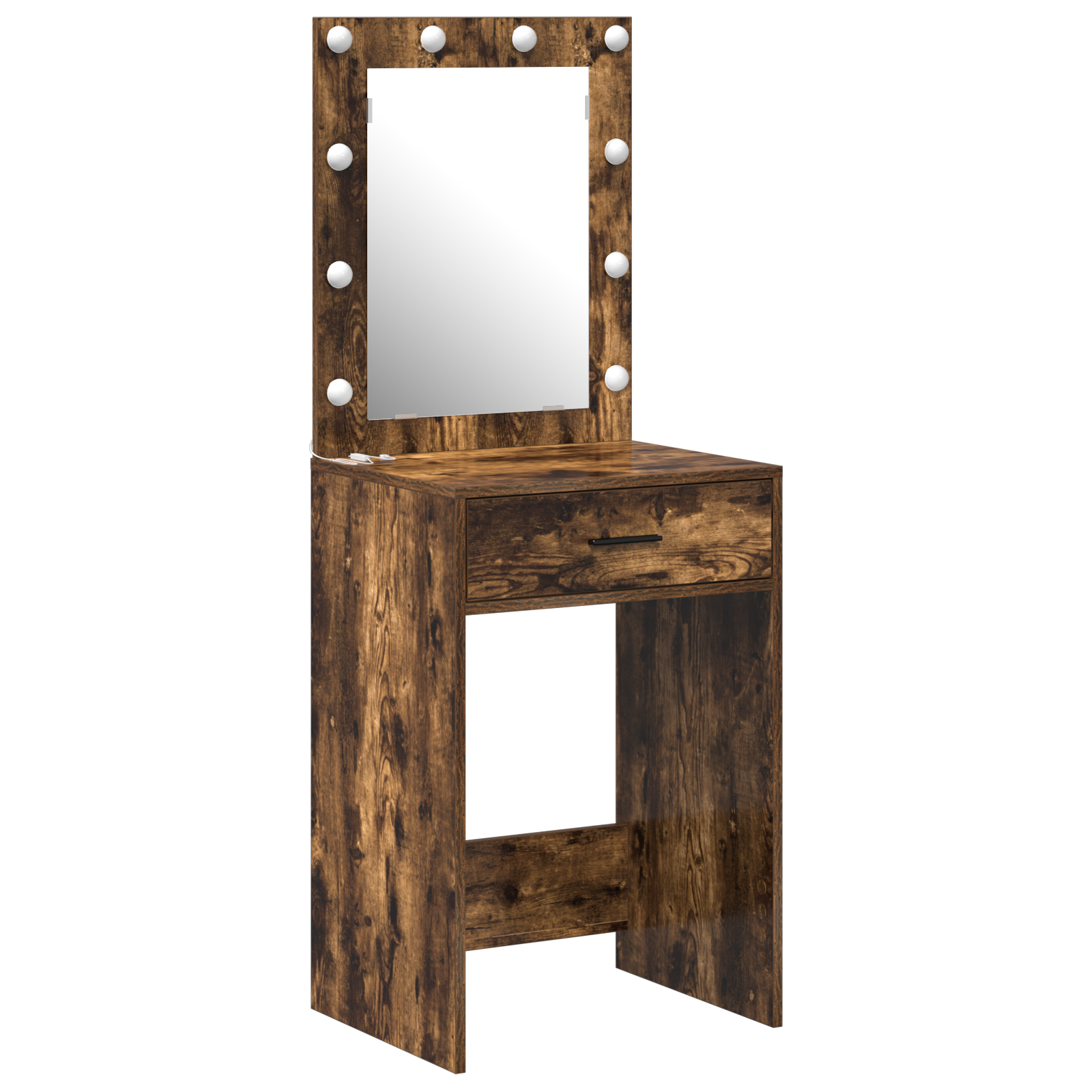 Conjunto 1 Mesa De Vestir Vidaxl Castanho Derivados De Madeira (50 X 41 X 135 Cm)