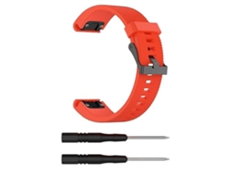 Lurelia Pulseira De Silicone Garmin Fenix 5s 20mm Laranja