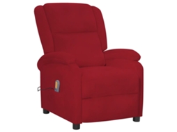 Massage Chair, Massage Chairs Vidaxl Vermelho Veludo