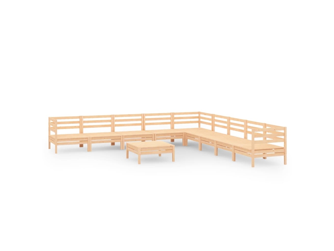 Garden Lounge Set, Garden Lounge Sets Vidaxl Marrom Madeira De Pinho (n/a)