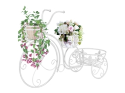 Vidaxl Suporte Para Plantas Formato De Bicicleta Estilo Vintage Metal