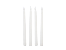 4 Velas Led Cônicas Sem Fogo | S/MARCA