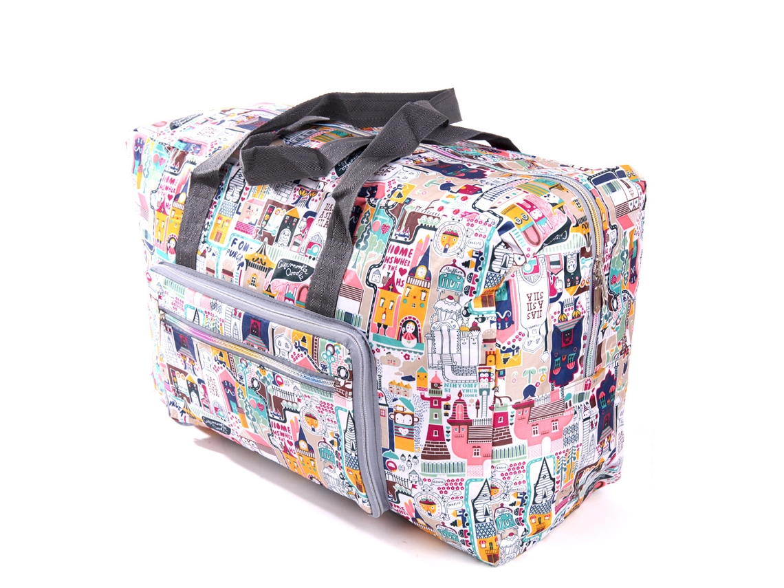 Mala de Viagem Dobrável Grande, Ideal para Bagagem Mão, Viagens Fim Semana e Curtas, com Alça Ombro. AQUAFORGE