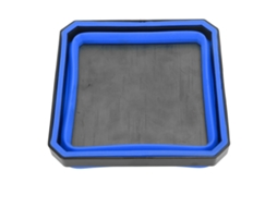 Mali bandeja Magnética de Ferramentas Silicone Portátil Plegável para Parafusos Porcas Parafusos Arruelas Azul