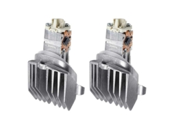 2pcs Módulo De Controle De Farol Drl Luz Diurna Led Olhos De Anjo Para Série 5 F10 F11 F07 63117343876 Plata