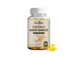 Cápsulas de Alho Googeer Fermentado Suporte Nutricional