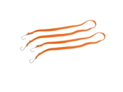 Cintas elásticas de nylon para bagagem RC para todos os carros RC, laranja, Slowmoose