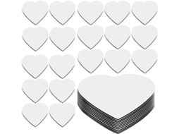 30 Adesivos Magnéticos Em Formato De Coração Para Geladeira, Material Magnético Para Projetos Diy E Decoração De Casa
