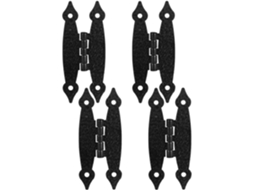 Dobradiças Borboleta Doitool Para Armários, 4 Peças, 3, 5 Polegadas, Estilo Rústico, Resistentes