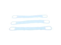Cinto Ajustável de Fralda Bebê LAXISCREED Azul 3pcs