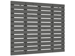 Wall Headboard, Wall Headboards Vidaxl Cinzeto Madeira De Pinho (126 X 91.5 Cm)