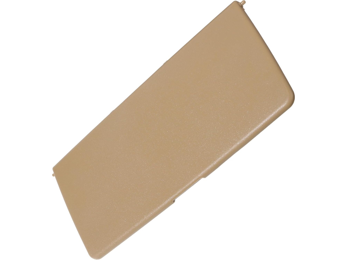 Conjunto de 2 peças de espelhos retrovisores para carro, incluindo um quebra-sol e um espelho de cortesia, em plástico.