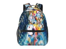 Mochila De Estudante Doraemon, Leve E Durável, À Prova Dágua E Com Alça De Ombro Ajustável. Loja Olysi