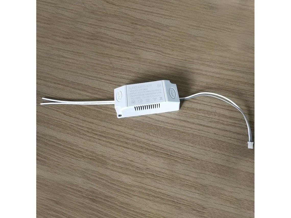 Transformador Led De 24-36w Com Driver Eletrônico De Corrente Constante