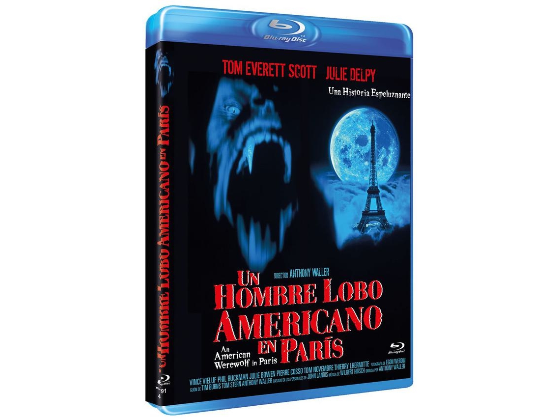 Blu-Ray An American Werewolf In Paris (1988) / Un Hombre Lobo Americano En París (Edição em Espanhol)