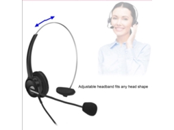 Fone Mali Mono Usb com Microfone e Controle de Volume