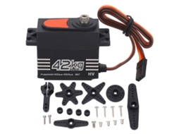 Mali servo Digital de Alta Torque 42kg Motor Brushless Engrenagem Metal para Rc Crawler 1/8 1/10