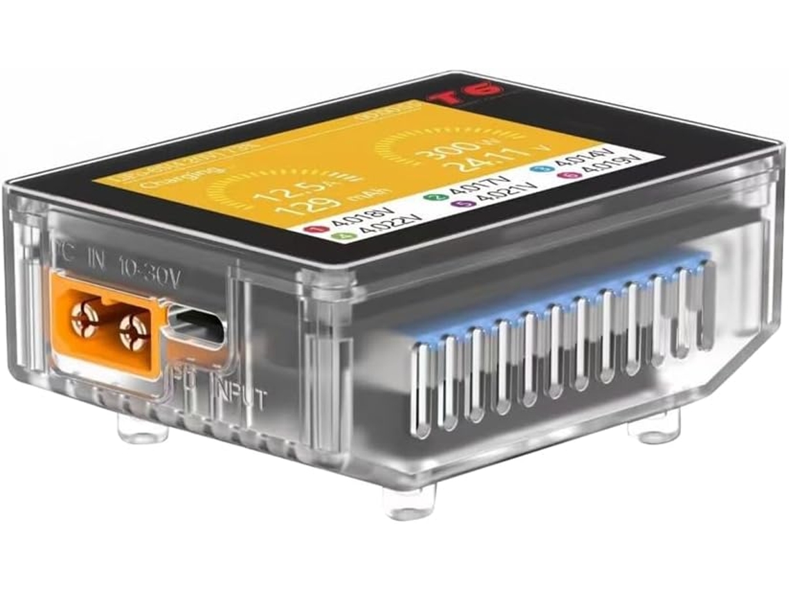 Carregador de Balanceamento Inteligente 300 W Entrada Dupla para Baterias Lipo SFUSHOS