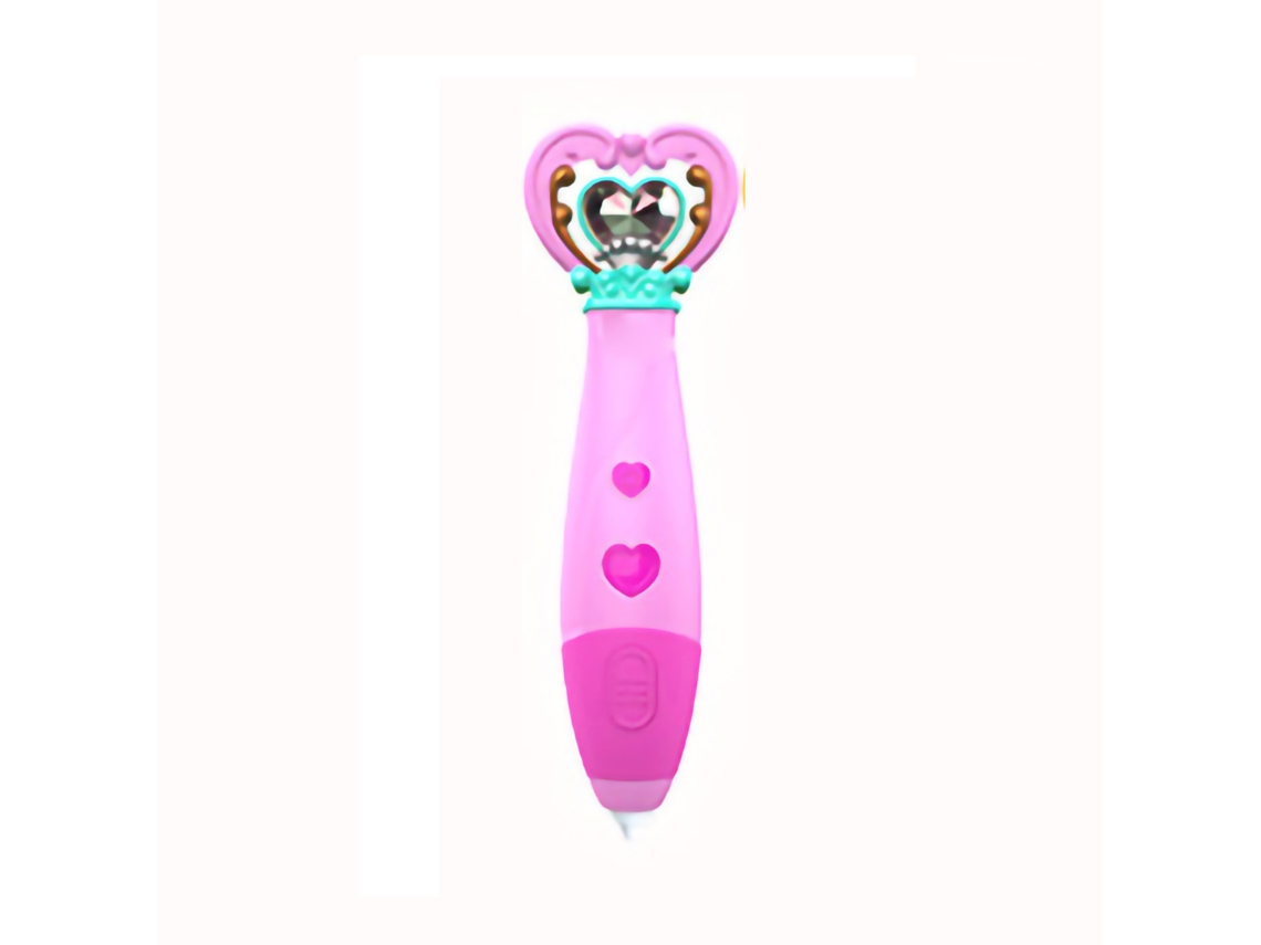 Ats pluma de Impresión 3d Infantil com Design Cartoon Conjunto Educatsivo Usb Puzzle para Niños e Niñas Roxo