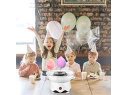 Máquina de marshmallow LAXISCREED 400w, motor de cobre, rosa, festas