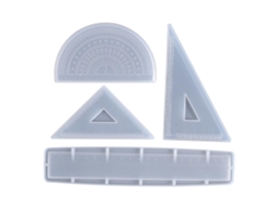 Conjunto de 1 Reta Silicone Régua de Alta Precisão