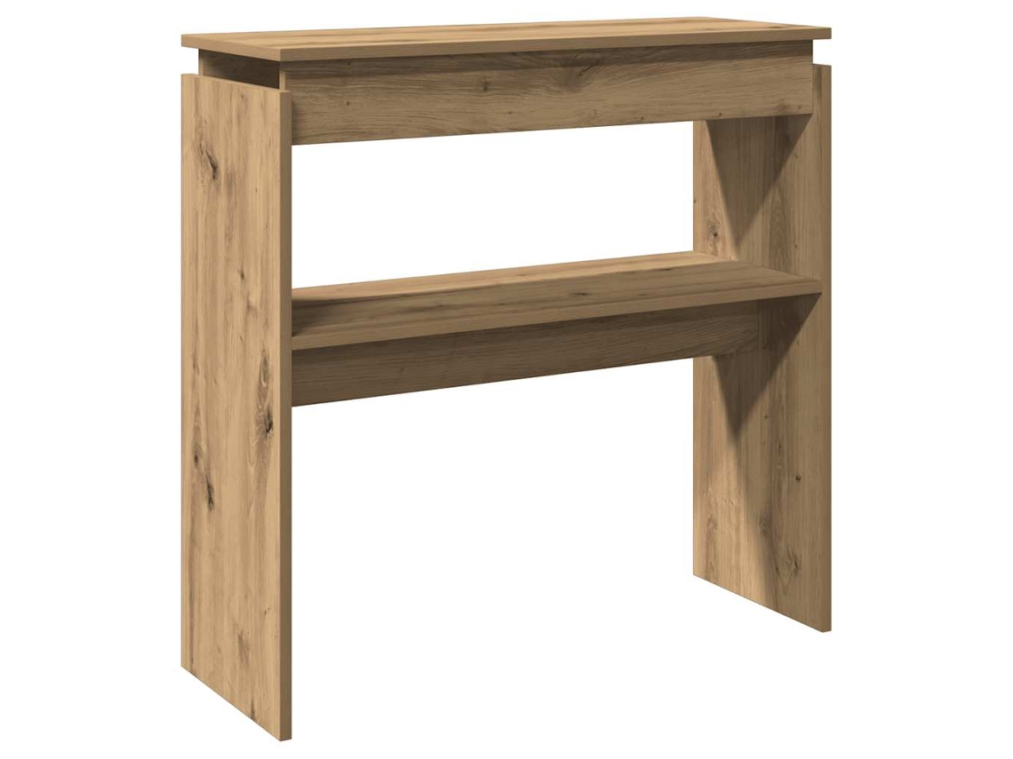 Mesa Consola Derivados Madeira Carvalho Artisiano MAISON EXCLUSIVE (80x30x80 cm)