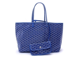 Bolsa Tote De Couro Pu Para Mulher Portátil De Grande Capacidade Impermeável Com Bolsos Para Praia Azul