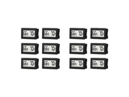 2 Mini Termômetro E Higrômetro Digital Pequeno Para Ambientes Internos Com Sensor De Temperatura E Umidade (fahrenheit)