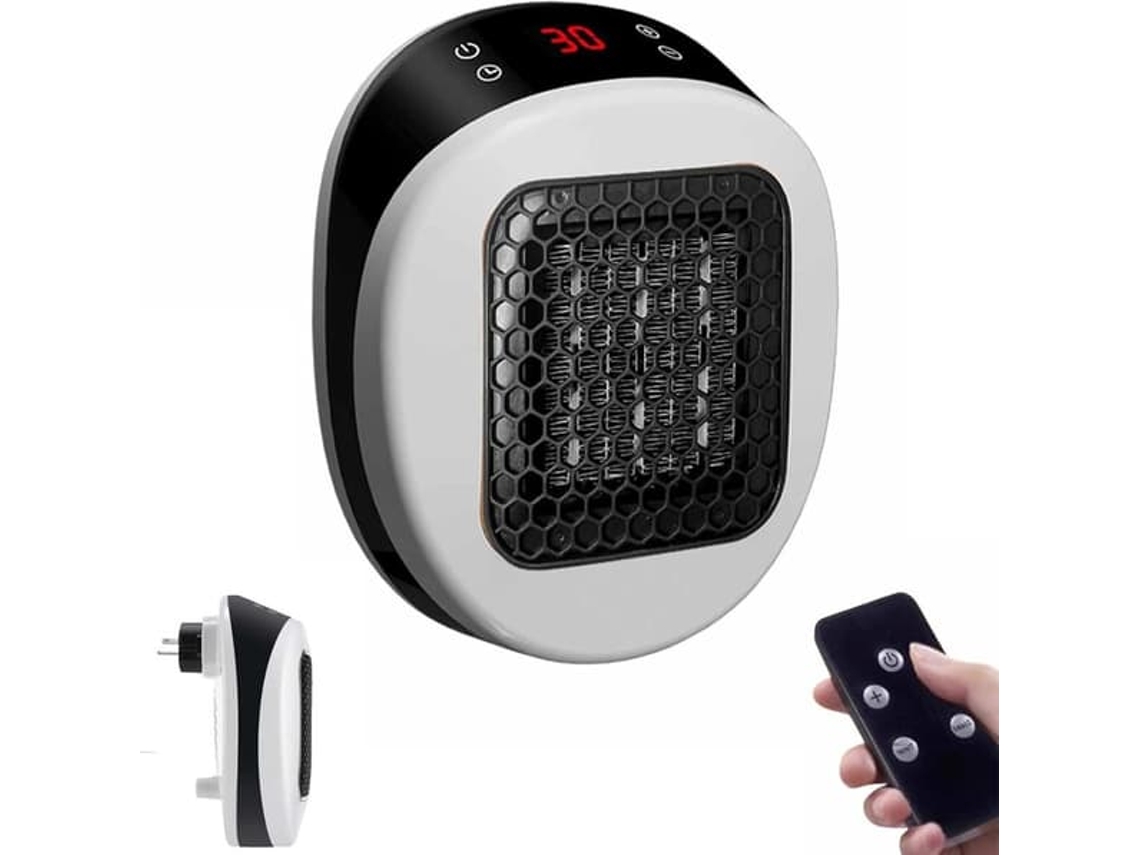 Aquecedor BRILVIBERA instantâneo, potente, com controle remoto, plugue portátil