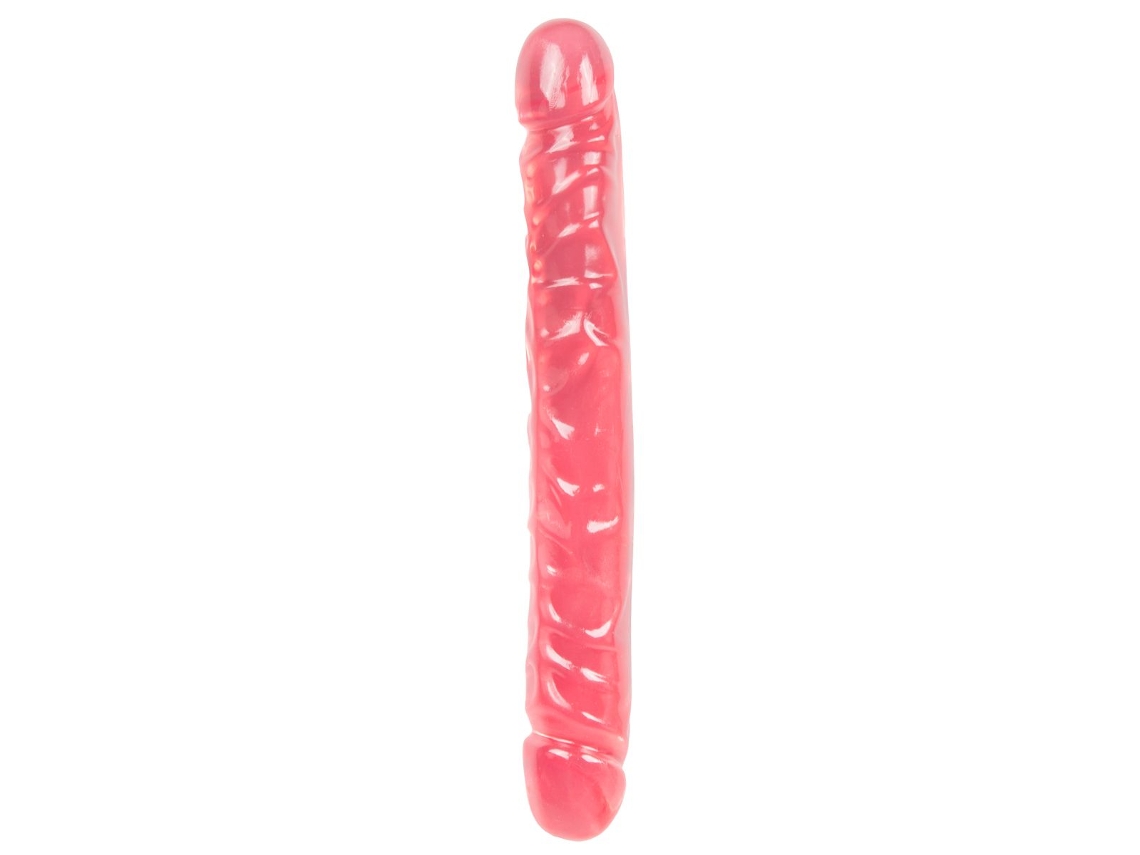 Crystal Jellies 12 Polegadas Jr. Dildo Duplo CRYSTAL JELLIES