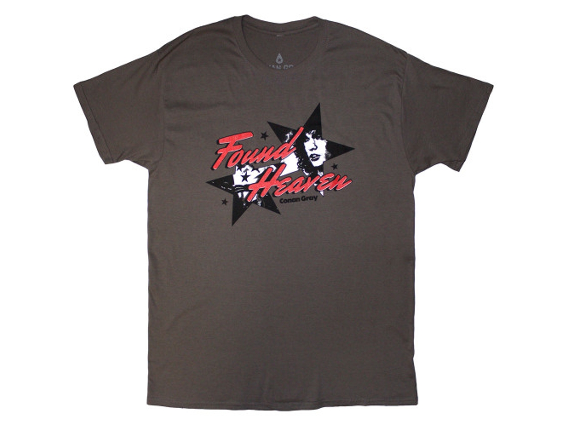 Rockinstone Conan Gray 'found Heaven Stars' (grey) T-shirt Unisex--xl