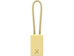 Cabo PHILO Keychain (USB - Lightning - 0.2m - Dourado)