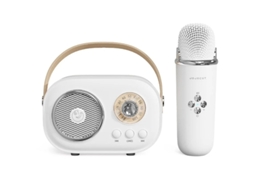 Mini Máquina De Karaokê Máquina De Karaokê Para Crianças E Adultos Karaokê Com Microfone Alto Falante Bluetooth Portátil Com Microfo Yizhood