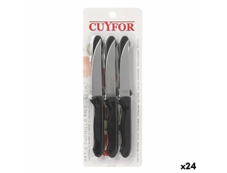 Conjunto De Facas Cuyfor Filo (prateado Aço Inoxidável 6 Peças)