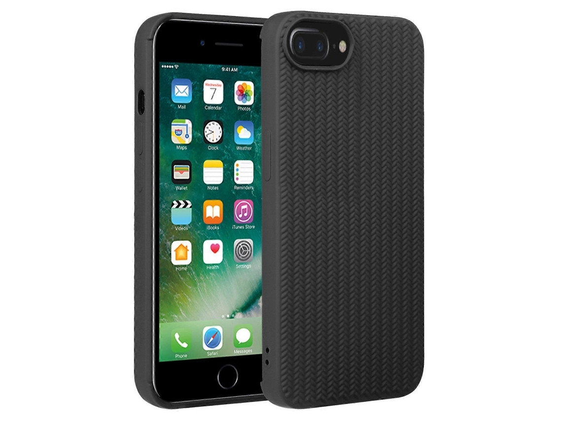 Capa De Celular Com Textura De Trama Para Iphone 7 Plus/8 Plus