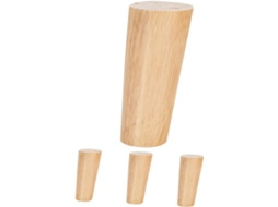 Extensores De Pés Madeira Tehaux Para Sofá, Conjunto De Pés Para Móveis, Substituição De Pés Para Armários, 12cm, Cor