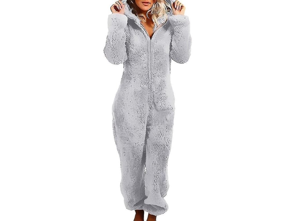 2026 mono de Invierno para Mujer Con Capucha de Felpa Suave