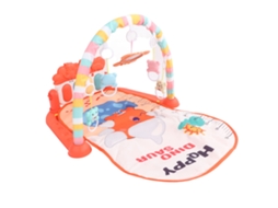 Mali tapete de Atividade Musical Baby Gyms com Piano para Bebês e Crianças Pequenas Laranja